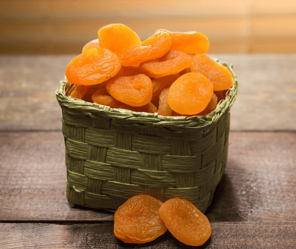 dried apricots calories